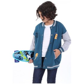 Resim Toontoy Erkek Çocuk Kolej Hırka Petrol Mavi 