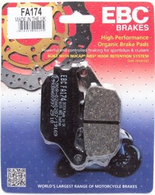 Resim Ebc Fren Balatası Organik FA174 1992-1999 Honda Cbr 900 Rr Uyumlu 