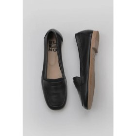 Resim Bueno Shoes Siyah Deri Kadın Loafer 01WY0801 