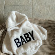 Resim Rahat Çocuklar Kapüşonlu Tulum - Sevimli "Çocuklar" Nakışlı Yumuşak Polar, Uzun Kollu, Çıtçıt Kapatma - Erkek & Kız Çocukları İçin Mükemmel, Makinede Yıkanabilir, Kışlık Temel, Çocuklar Tulumu, Dış Mekan İçin Mükemmel 