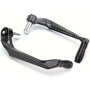 Resim Xuweiwei Carbon Black 5 Renkli Motosiklet Cnc Alüminyum Elcik Fren Debriyaj Kolu Koruma Kalkanı Aksesuar 
