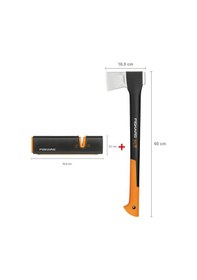 Resim Fiskars Yarma Baltası M-x17 + Balta Ve Bıçak Bileyici 