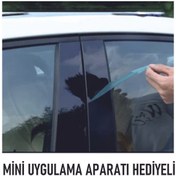 Resim Reklama Dair Herşey PIANO BLACK KAPI DİREK FOLYOSU ( KORUYUCULU ) 