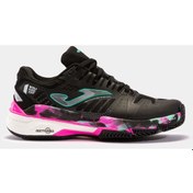 Resim Joma Kadın Tenis Maç Ayakkabı T.slam Lady 2201 Black Fuchsia Tsla 001 