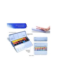 Resim St. Petersburg White Nights Tam Tablet Sulu Boya Seti 21 Renk Met 