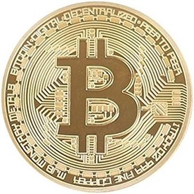 Resim BUFFER® Bitcoin Madeni Hatıra Parası Madeni Bitcoin Hediye Sikke Para 