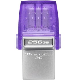 Resim Kingston Data Traveler MicroDuo 3C DTDUO3CG3/256GB 256 GB USB 3.2 Gen 1 Flash Bellek 