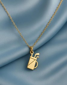 Resim N!da Jewelry 925 Ayar Gümüş Golf Çantası Kolye 