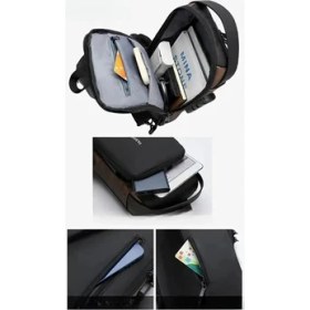 Resim Mercansa Powerbank Destekli Erkek Ön Göğüs Çantası 