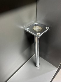 Resim Bone X Metal Ayak 20cm Krom Koltuk Puf Dolap Tv Ünite Modern Mobilya Ayağı Komidin Gümüş Konsol 