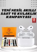 Resim Toptan Bulurum 7 Kordonlu Akıllı Saat Ve Yeni Nesil Kulaklık Dokunmatik Ekran Android ve İOS Uyumlu 