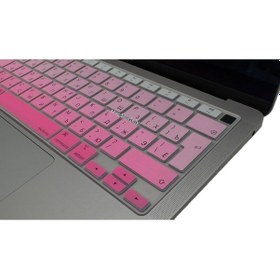 Resim Rusça Klavye Koruyucu MacBook Uyumlu Air M1 Kılıfı Touchıd'li Air A2179 A2337 İle Gradient 001 