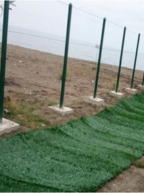 Resim NetBazaars 120 cm ÇİM ÇİT DİREĞİ, TUTTURMA APARATI, METAL BABA, MONTAJ APARATLARI DAHİL 