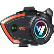 Resim Deanb Y8002X Ip67 Su Geçirmez 2kişi 800METRE Blueooth Interkom Motosiklet Kask Kulaklık 