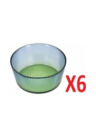 Resim Porland Tirius Mavi-yeşil Kase 13 Cm 6'lı 04fıa002615 