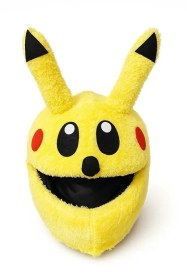 Resim Pikachu Kask Kılıfı Motosiklet Aksesuarı Standart 