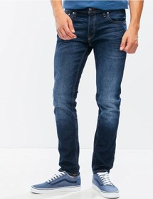 Resim Jack & Jones Erkek Pantolon 12127242-blue 12127242-blue Mavi Mavi 