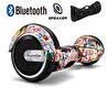 Resim Citymate KYK1001M Akıllı Dengeli Elektrikli Kaykay Scooter Hoverboard - Hover Kart - Çanta Full Paket Desen 7 