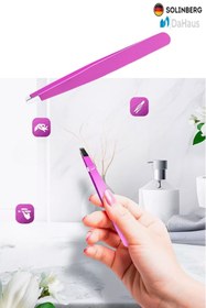 Resim Dahaus 2 Adet Pembe Elmas Uçlu Cımbız Seti XLC520 Pembe 