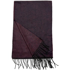 Resim Lacivert Bordo Desenli Atkı Kaşkol Çok Renkli 