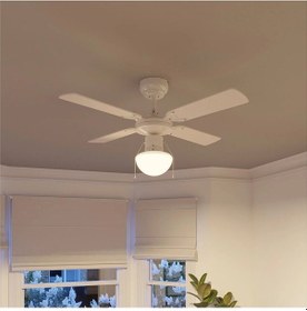 Resim Colours Eko Tavan Vantilatörü Beyaz Kanat 92 Cm 