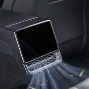 Resim Model 3/Y Arka Hava Kanalı Koruyucu Kapak, PC-ABS Alaşımlı ve 3D Hava Akışı Ağı, Toz ve Dökülere Karşı Koruyucu Kapak (Aracın Bakımı İçin Aracısız Kilitli Aksesuar Kiti) 
