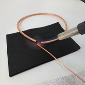 Resim Flame Retardant Black Non-Woven Bakır Boru Kaynak Pad - Oksidasyonu Önler, Yüzeyleri Korur, Kaynak ve Tamir İşleri İçin İdeal, Yumuşak ve Rahat Dokunuş, Yangına Dayanıklı ve Yüksek Sıcaklık Dayanıklı, Kaynak Koruma | Pratik Ped | Kendinden Yanan Ped, Kaynak Stasyonu 