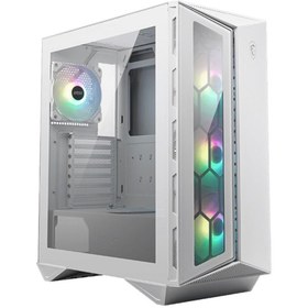 Resim MSI Mpg Gungnir 110r White Temperli Cam Usb Type-c 4x120mm Argb Fan Atx Mid-tower Gaming (oyuncu) Ka 