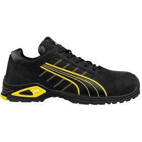 Resim Puma Safety Amsterdam Sarı Siyah Low Alüminyum Burunlu İş Ayakkabısı S3 Src 41 Numara Siyah 