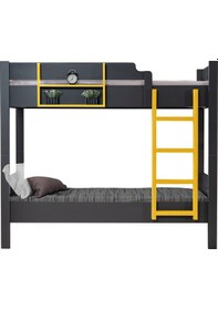 Resim Setaymobilya Ranza, Asya Ayrılabilir Ranza, Antrasit - Sarı 