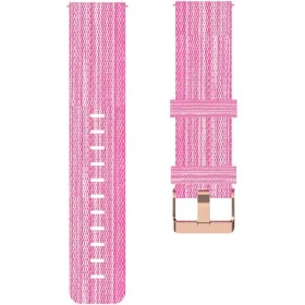 Resim Yumuşak Naylon Akıllı Izle Için 18MM Bilek Kayışı Watch Band Su Geçirmez Pembe(Yurt Dışından) 