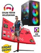 Resim Wizard Simple 5 AMD Ryzen 5 5600X 24" 32 GB RAM 512 GB M.2 SSD RTX3050 FreeDOS Masaüstü Oyun Bilgisayarı Zeiron