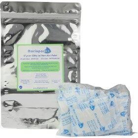 Resim Marispacks 10 G x 25 Adet Silikajel Nem Alıcı Paket (Nonwoven, Metalize Doypack Ambalajda) 