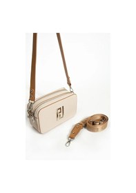 Resim Just Polo Kadın El Ve Omuz Çantası 6016mh Krem Camel 