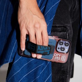 Resim Skinarma Standlı Pu Deri Kartlık Skinarma Spunk Serisi Standlı Kimlik&ehliyet&kredi Kartı Kartlığı Mavi 