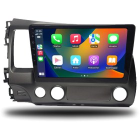 Resim Honda Civic FD6 Android Carplay Multimedya 2007-2011 4GB RAM + 64Gb Hafıza + 8 Çekirdek 