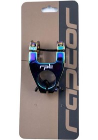 Resim Raptor Alüminyum As-352 31,8 Mm Riser Mtb Gidon Bisiklet Gidonu Oil Slick Rainbow Renk Gidon Boğazı Çok Renkli 