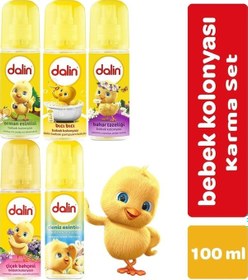 Resim Dalin Bebek Kolonyası 100 Ml X 5 