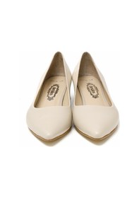 Resim Topuklu/ Stiletto Kadın Rc-4004 Deriden Krem Krem 