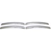 Resim Volkswagen Caddy Uyumlu 2003-2010 Krom Ön Tampon Kaşı 4 Parça Paslanmaz Çelik 