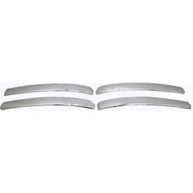 Resim Volkswagen Caddy Uyumlu 2003-2010 Krom Ön Tampon Kaşı 4 Parça Paslanmaz Çelik 