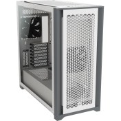 Resim 5000D Airflow Temperli Cam 120 MM Fanlı Mid-Tower Beyaz Bilgisayar Kasası Corsair