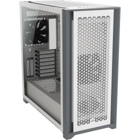 Resim 5000D Airflow Temperli Cam 120 MM Fanlı Mid-Tower Beyaz Bilgisayar Kasası 