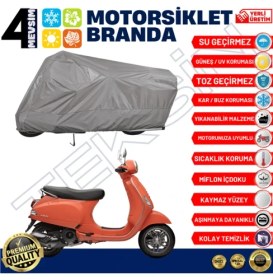 Resim Teksin Vespa Lx 125 3V I E Motosiklet Brandası 