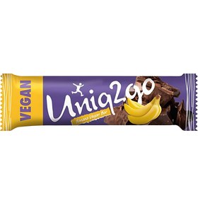 Resim UNİQ2GO Muzlu Vegan Proteinli Bar 38g 
