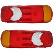 Resim Neevoyu Daf Lf45 Lf55, Nissan Cabstar, Renault Midlum Fe/fl İçin 2'li Kırılmaz Pc Malzeme Arka Fener Lens Kapakları Sol-sağ 