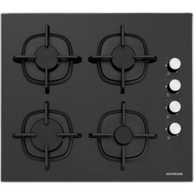 Resim Silverline BO6504X01 - CS5343B01 - 3457 Soho 60 Siyah Cam Ankastre Set 