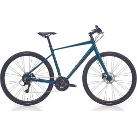 Resim Bianchi Nırone7 Dısc Erkek Şehir Bisikleti 550H Hd 28 Jant 24 Vites Flatbar Acera ATD500 Dark Turquoıse Dark Graphıte 