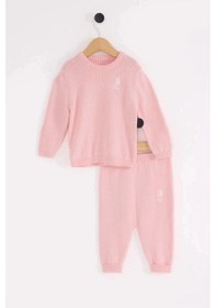 Resim U.spolo Kız Bebek 2li Takım - Pembe Pembe 