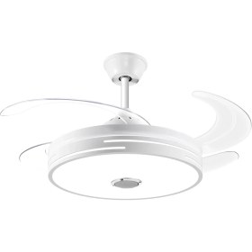 Resim Mutlusan (20'') 52 cm 30 Watt 250 Dd 220/230 Volt Monofaze Aydınlatmalı Işıklı Bluetoothlu Uzaktan Kumandalı Tavan Vantilatörü 